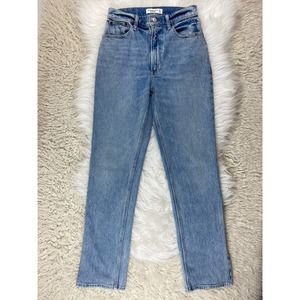 Abercrombie & Fitch Women's 2/26 90s Straight Ultra High Rise Jeans